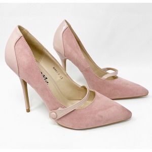 So Me Women's Pink High Heels, Size 8.5